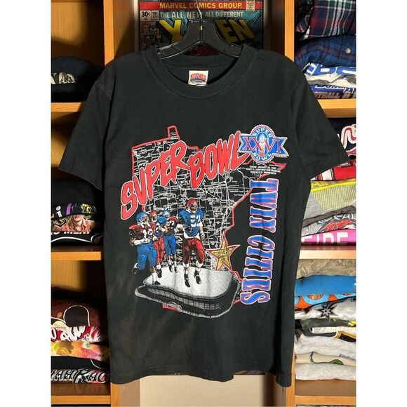 Vintage 1992 Nutmeg Super Bowl XXVI Twin Cities Tee - Picture 1 of 7
